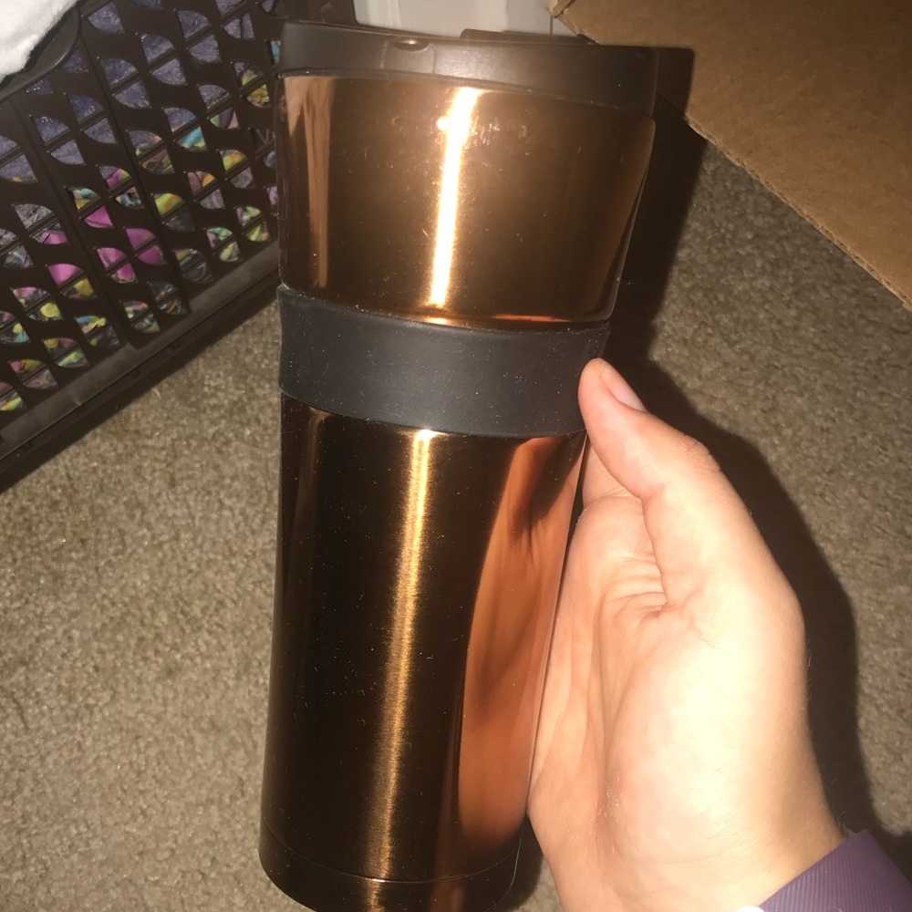 Gold Starbucks Hot Cup